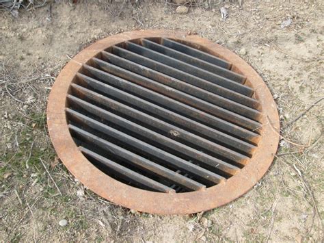 round metal drain grill